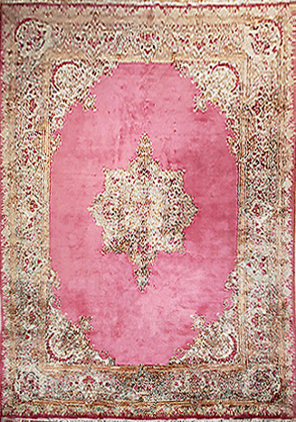 #987626 Antique Persian Kerman Rug c. 1900