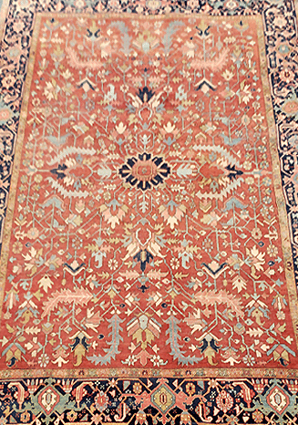 Antique Persian Heriz Rug - Nejad Rugs #988001