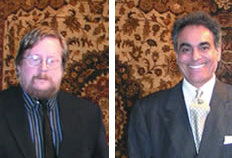 Left: Newly-appointed Director of Shipping Richard Watts. Right: Nejad Rugs CEO Ali Nejad.