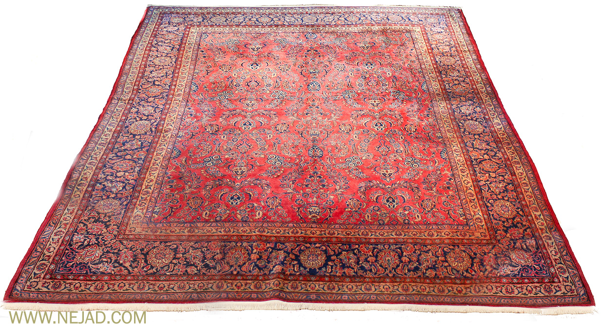 Antique Persian Kashan Rug - Nejad Rugs #987486