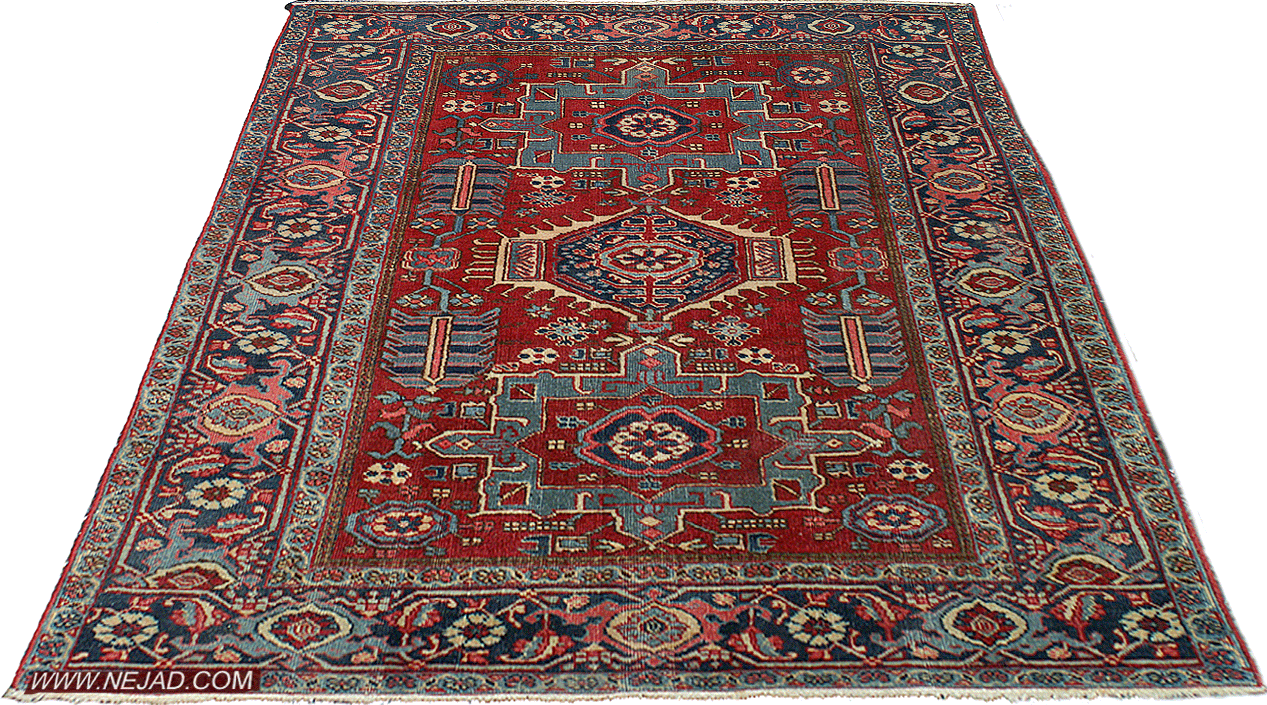 Antique Persian Gharajeh Rug - Nejad Rugs #987519