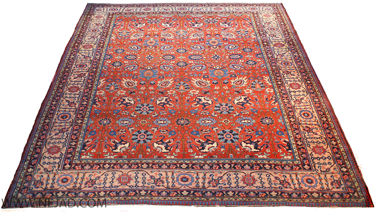 Antique Persian Tabriz Rug - Nejad Rugs #987590