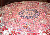 Sino Persian Tabriz round rug