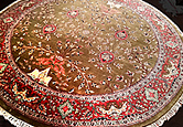 Fine Hand knotted Signature Sarouk rug