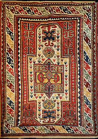 Nejad #987932 Antique Caucasian Kazak rug