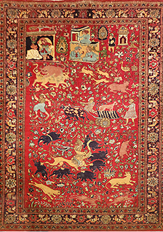 Nejad #987509 Antique Persian Tabriz Circa 1940