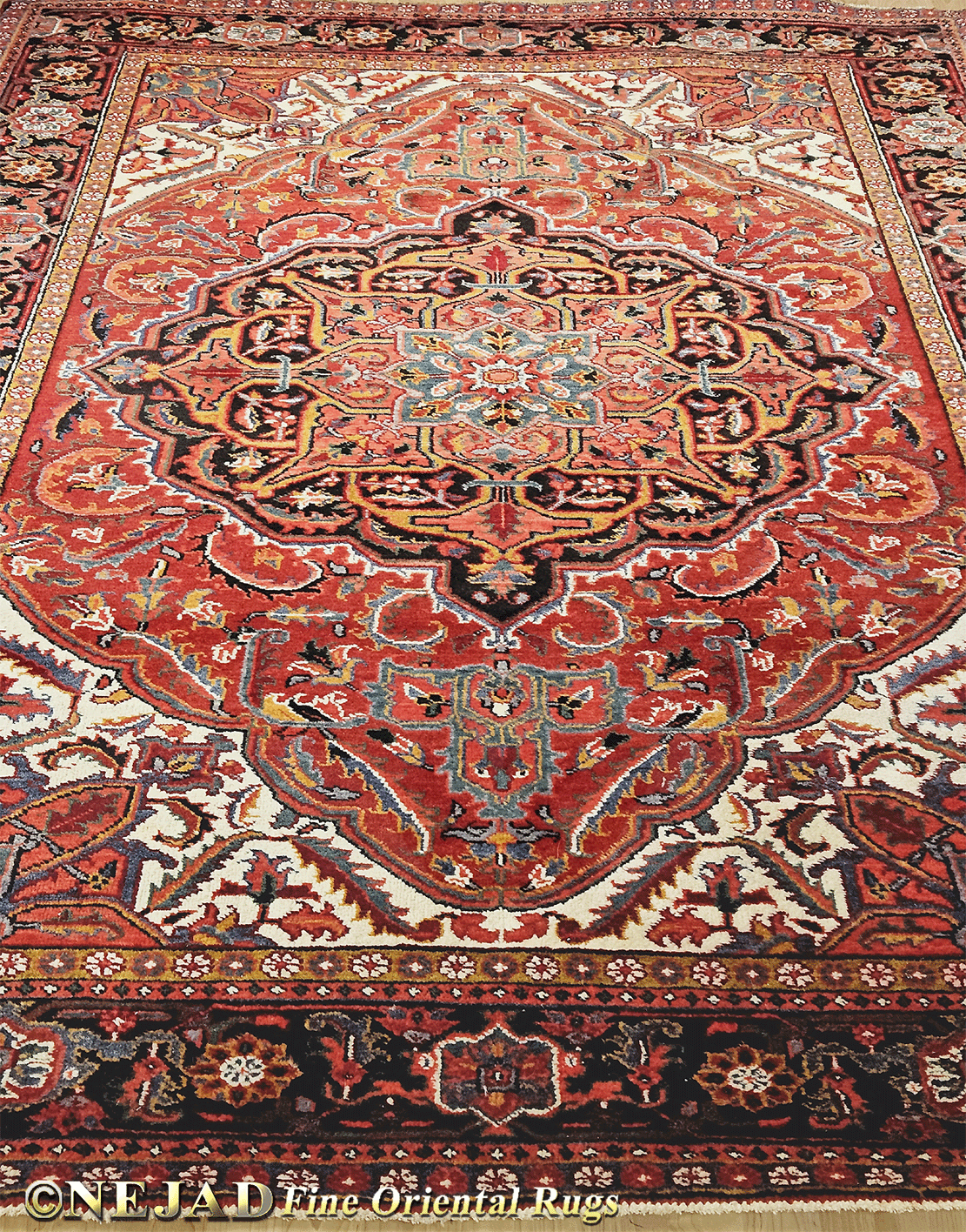 Antique Persian Heriz Rug - Nejad Rugs #988047