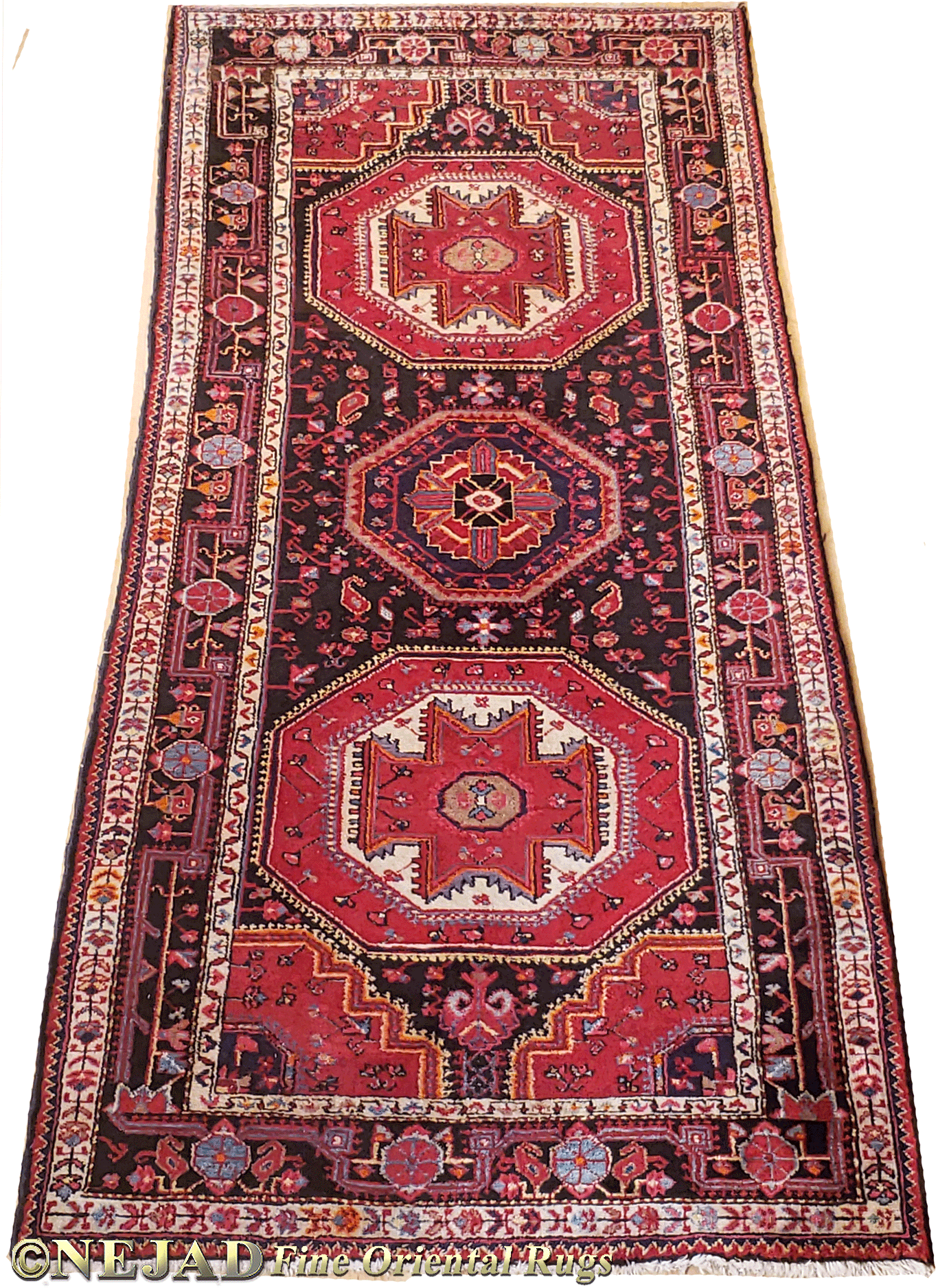 Semi Antique Persian Hamadan Rug - Nejad Rugs #988052