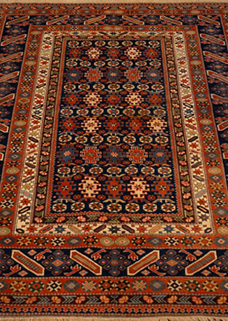Nejad #988056 Antique Turkish Caucasian Design 
Rug C. 1970