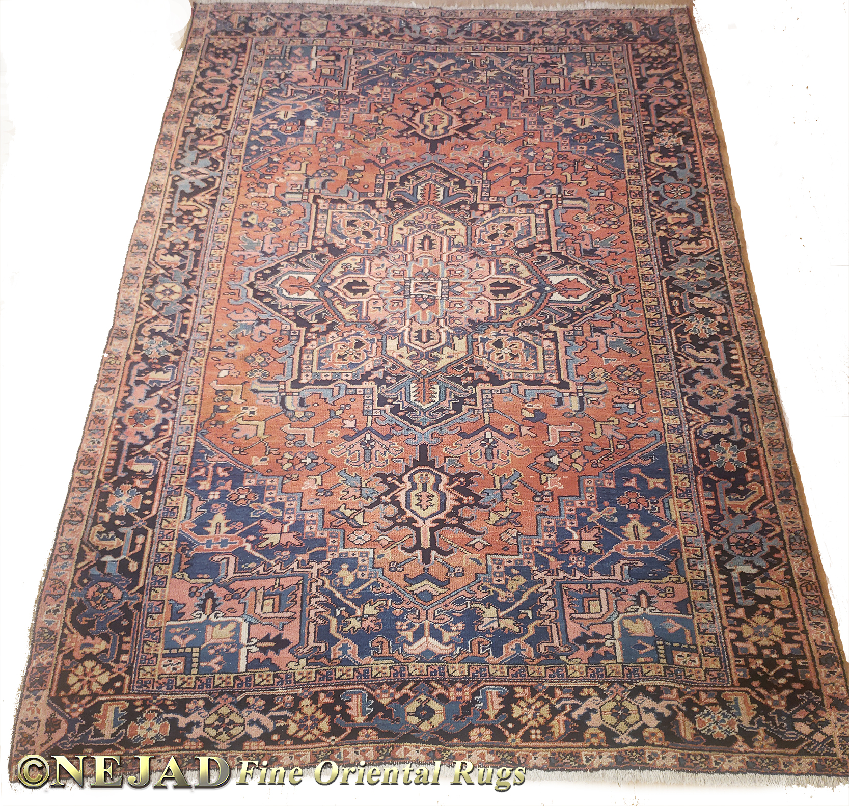 Antique Persian Heriz Rug - Nejad Rugs #988076