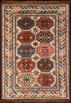 Moghan Kazak flat-woven area rug 