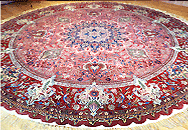 Sino-Persian Tabriz round rug