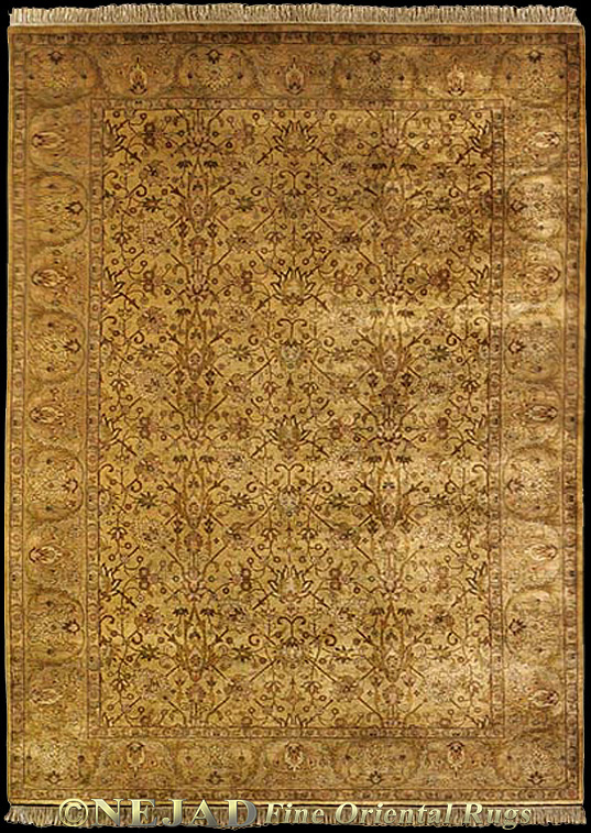Golden Kerman Lavar rug
<< Click rug to Go Back