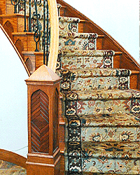 Curved Staircase Rug Runner