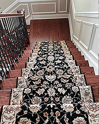 Classic Staircase Runner Install